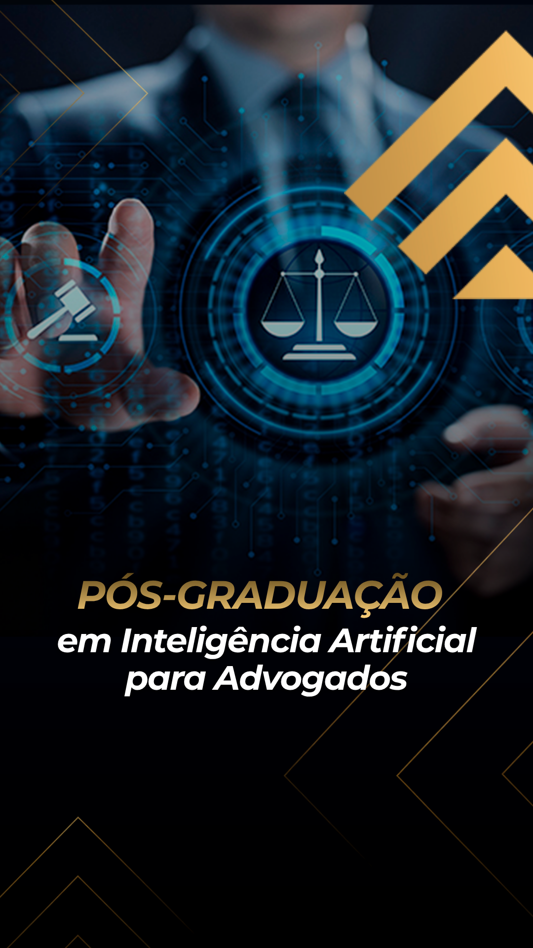 Capa do curso Pós-Graduação em Inteligência Artificial para Advogados