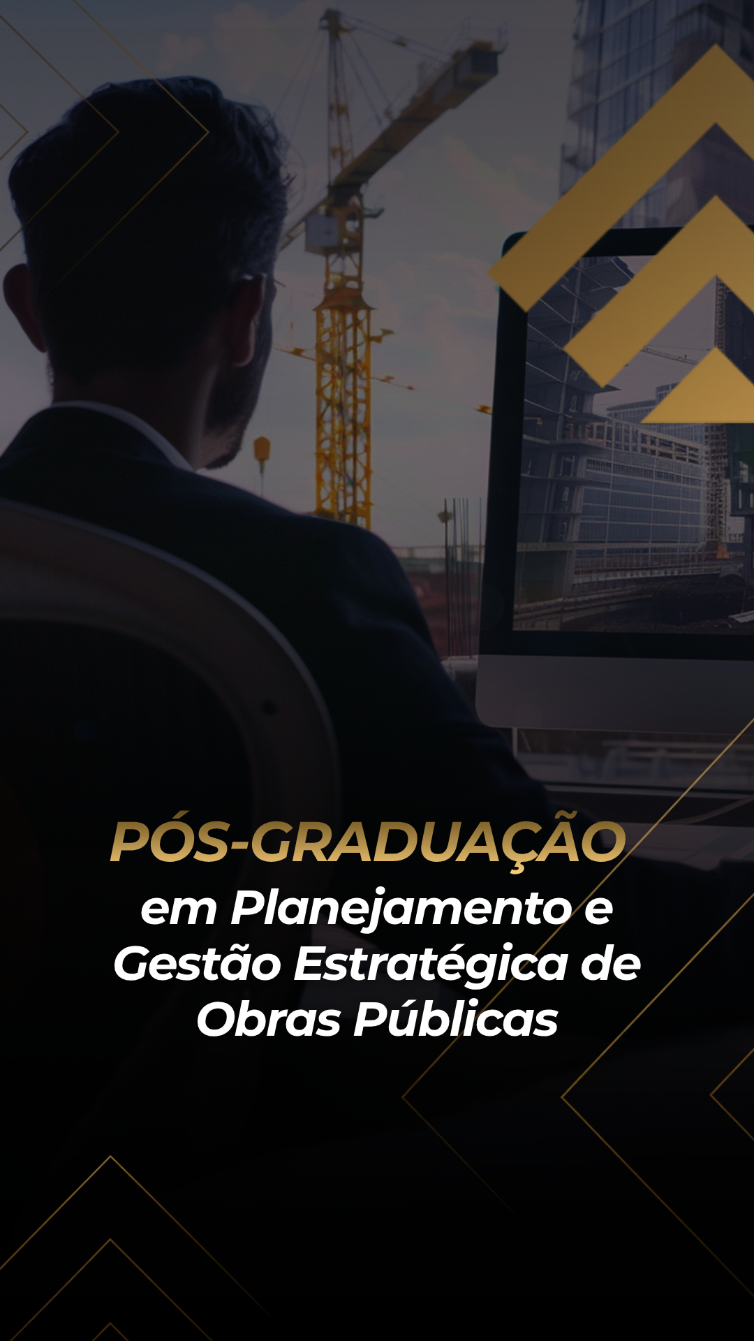 Capa do curso Pós-Graduação em Planejamento e Gestão Estratégica de Obras Públicas